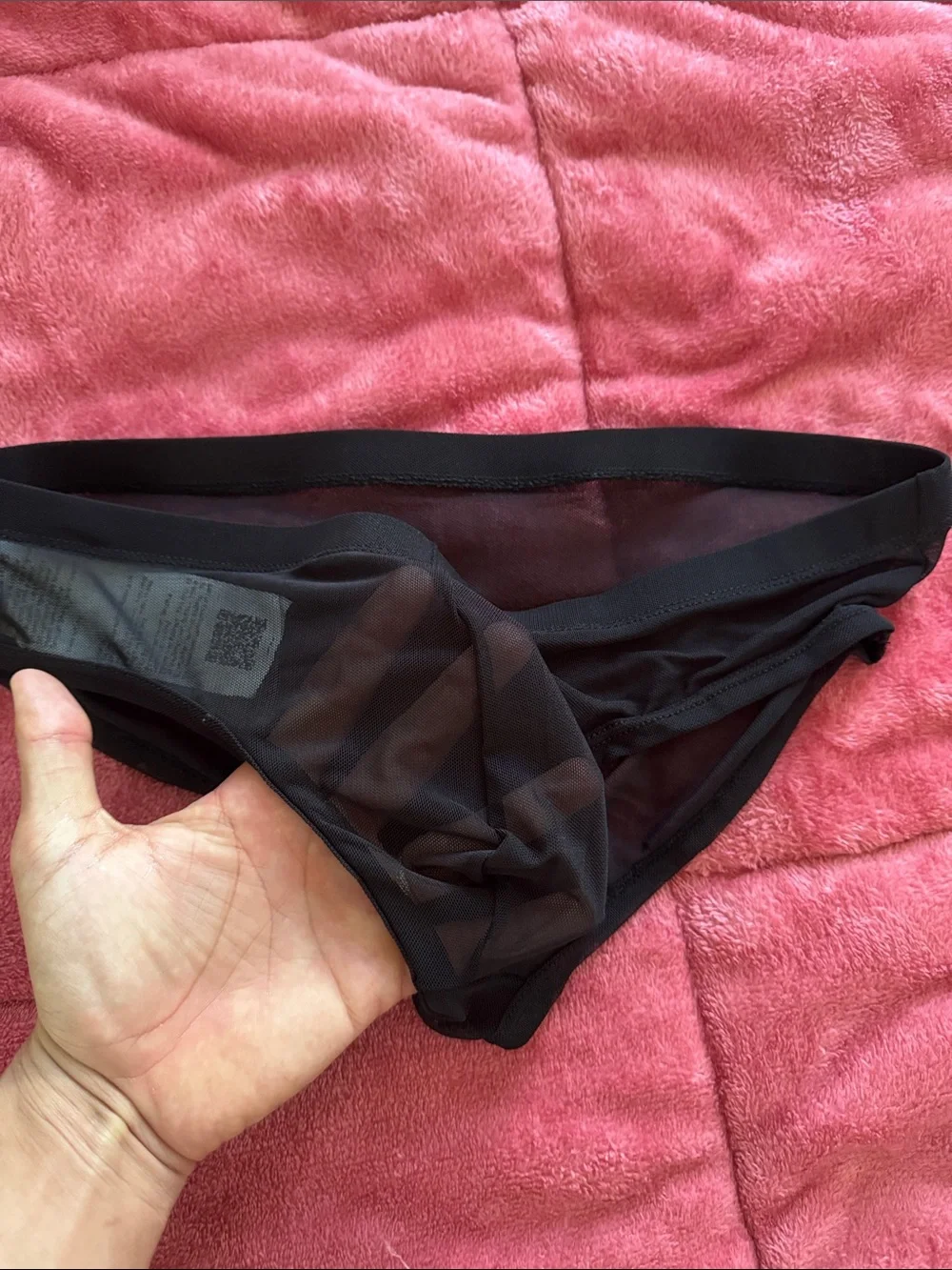 Black Sheer Men's Briefs